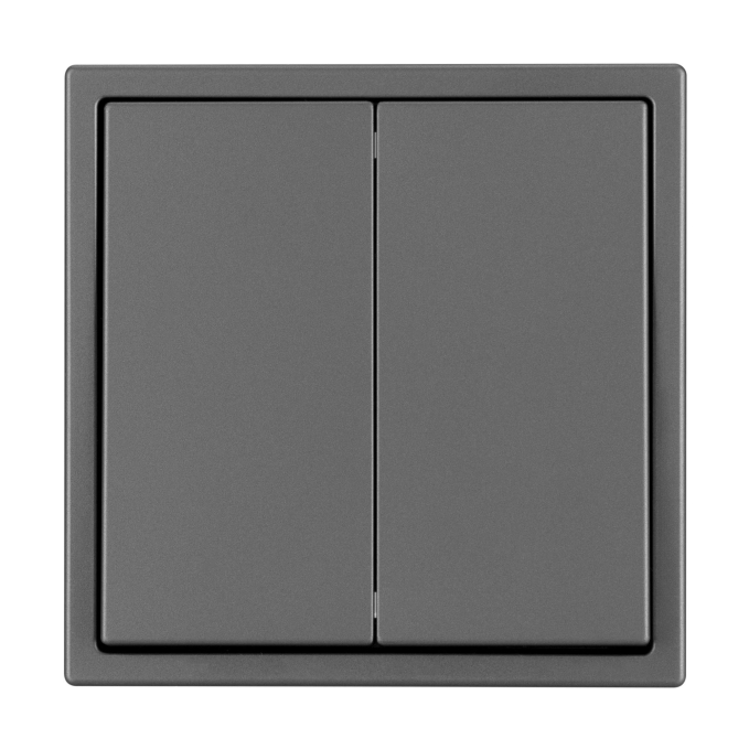 Механизм выключателя двухклавишный перекрёстный SWT-NOBE-MKX2-SFPL-GR (230V, 10A), Arlight, 061793, изображение 2 Механизм выключателя двухклавишный перекрёстный SWT-NOBE-MKX2-SFPL-GR (230V, 10A), Arlight, 061793, изображение 2