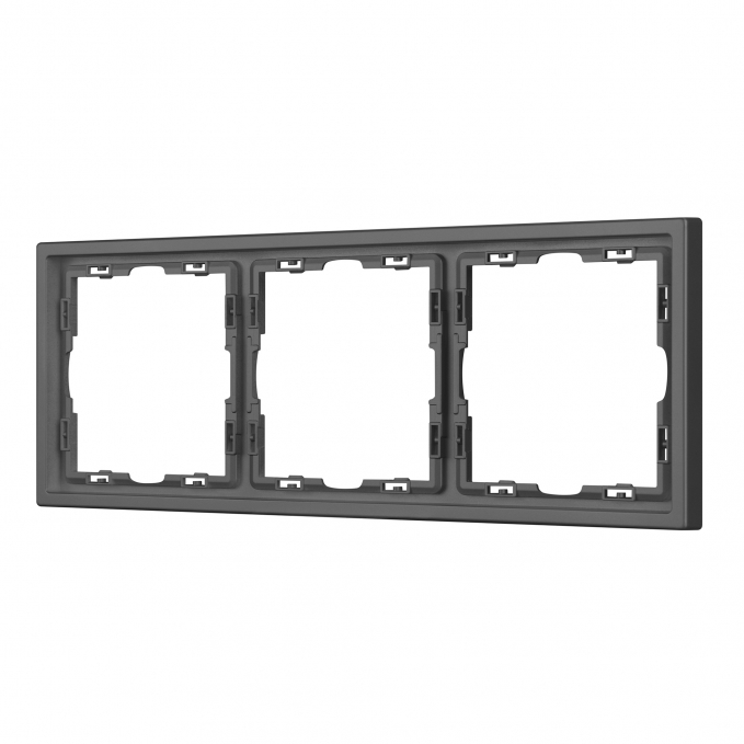 Рамка пластиковая FRM-NOBE-SFPL-3-GR, Arlight, 054222, изображение 1