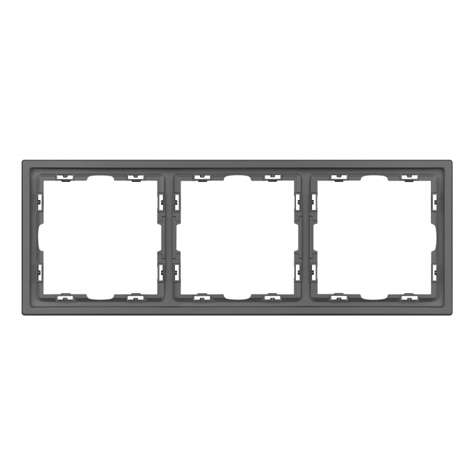 Рамка пластиковая FRM-NOBE-SFPL-3-GR, Arlight, 054222, изображение 3