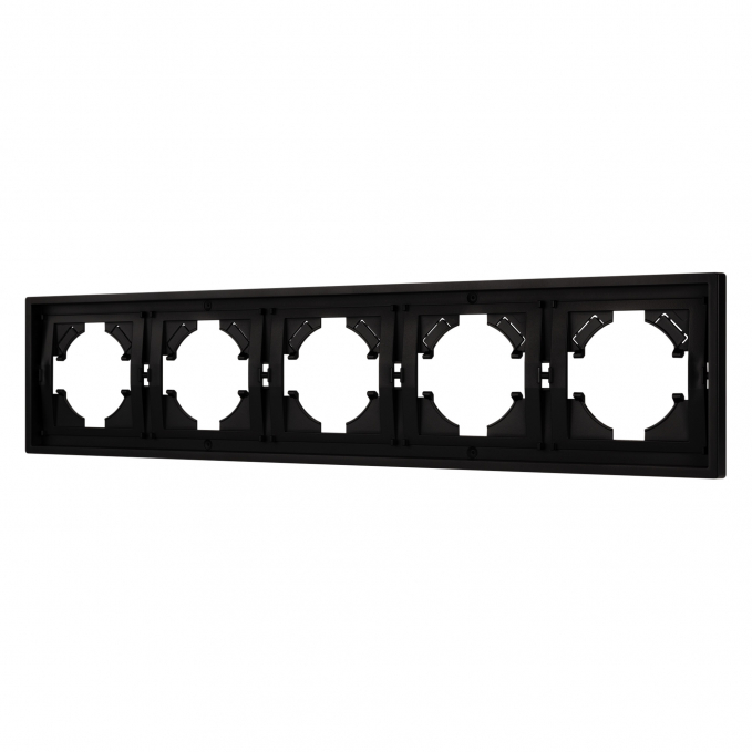Рамка пластиковая FRM-TENDO-PL-5-BK, Arlight, 053852, изображение 1 Рамка пластиковая FRM-TENDO-PL-5-BK, Arlight, 053852, изображение 1