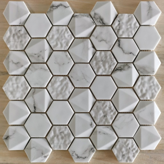 Мозаика Bonaparte Mosaics Volume White 30x30.3 Мозаика Bonaparte Mosaics Volume White 30x30.3