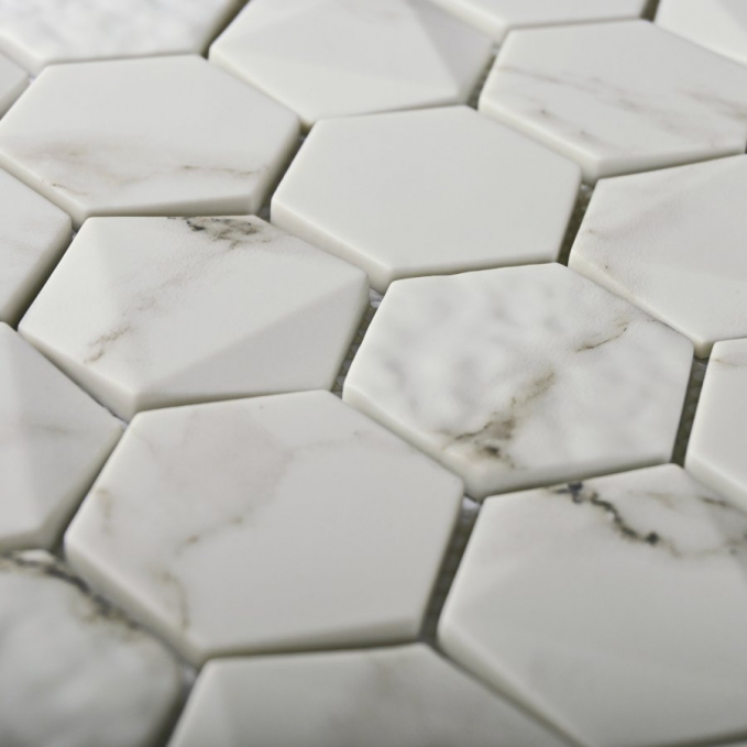 Мозаика Bonaparte Mosaics Volume White 30x30.3 Мозаика Bonaparte Mosaics Volume White 30x30.3