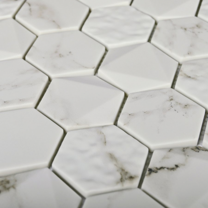 Мозаика Bonaparte Mosaics Volume White 30x30.3 Мозаика Bonaparte Mosaics Volume White 30x30.3