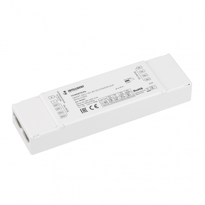 INTELLIGENT ARLIGHT Усилитель SMART-DALI-101-82-SH-DT6/DT8-SUF White (230V), Arlight, 059051, изображение 1 INTELLIGENT ARLIGHT Усилитель SMART-DALI-101-82-SH-DT6/DT8-SUF White (230V), Arlight, 059051, изображение 1