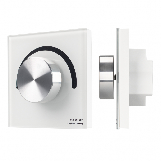 Панель SMART-P1-DIM-G-IN White (3V, Rotary, 2.4G), Arlight, 033752, изображение 1