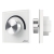 Панель SMART-P1-DIM-G-IN White (3V, Rotary, 2.4G), Arlight, 033752