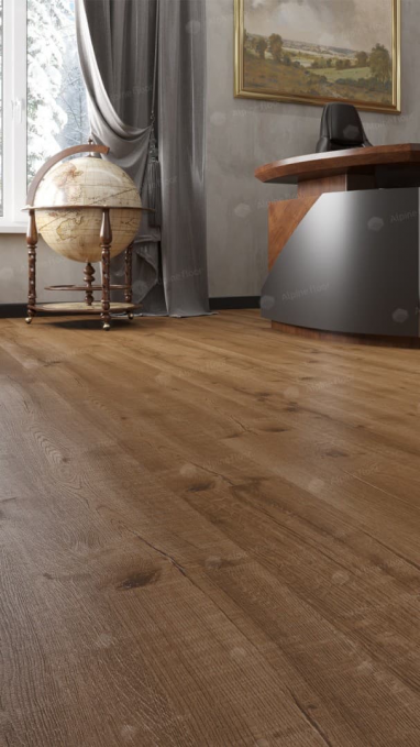 Каменный ламинат SPC Alpine Floor Real Wood Дуб Royal, ECO 2-1 MC