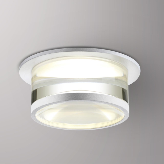 Светильник встраиваемый IP20 GU10 9W 220V GEM SPOT NT22 582 NOVOTECH 370915, фото на цветном фоне 1