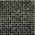Мозаика Bonaparte Mosaics Strike Black 30x30 (15*15*8)
