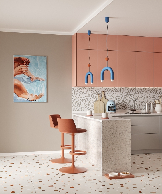 Угол Cosca Decor AX004, 8х8x2000 мм, Экополимер