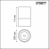 Светильник накладной IP20 GU10 9W 220-240V ELINA OVER NT19 475 NOVOTECH 370677, схема товара Светильник накладной IP20 GU10 9W 220-240V ELINA OVER NT19 475 NOVOTECH 370677, схема товара