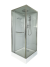 Душевая кабина Sapbox 90x90 SB9091-90-02-WTR-CH профиль хром, стекло прозрачное