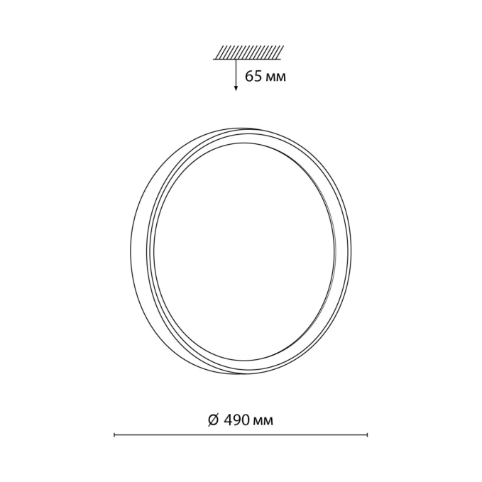 Светильник под дерево LED 72Вт 3000-6300K D490 IP43 пульт ДУ WOODI PALE SN 175 СОНЕКС 7627/EL, схема товара Светильник под дерево LED 72Вт 3000-6300K D490 IP43 пульт ДУ WOODI PALE SN 175 СОНЕКС 7627/EL, схема товара