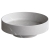 Накладная раковина Boheme Corian 40 см 801-GR белый мрамор