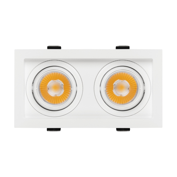 Светильник MS-VORTEX-BUILT-S170x90-2x12W Warm3000 (WH-WH, 20 deg, 230V), Arlight, 057760, изображение 5 Светильник MS-VORTEX-BUILT-S170x90-2x12W Warm3000 (WH-WH, 20 deg, 230V), Arlight, 057760, изображение 5