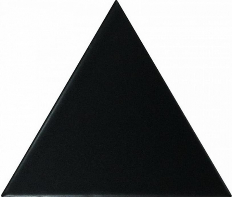 Настенная плитка Equipe Scale Triangolo Black Matt 10.8x12.4, 23820