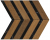 Мозаика Atlas Concorde Heartwood Brandy Marble Chevron 29.4x28.7, AO3L