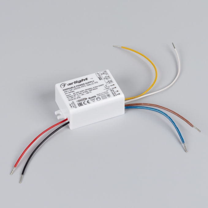 Блок питания ARJ-SP-40250-PFC-DALI2-PD (10W, 3-40V, 250mA), Arlight, 047352, изображение 2 Блок питания ARJ-SP-40250-PFC-DALI2-PD (10W, 3-40V, 250mA), Arlight, 047352, изображение 2