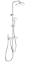 Душевая стойка со смесителем Wonzon & Woghand Muse Forte WW-B3580-CR хром глянцевая с термостатом и гигиеническим душем