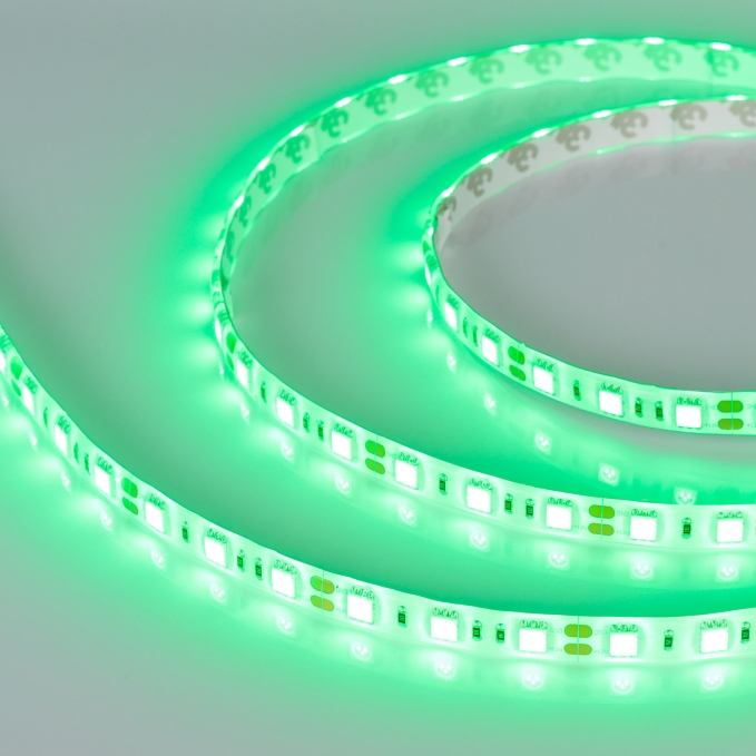Светодиодная лента RTW 2-5000SE 12V Green 2x (5060, 300 LED, LUX), Arlight, 015434, изображение 2 Светодиодная лента RTW 2-5000SE 12V Green 2x (5060, 300 LED, LUX), Arlight, 015434, изображение 2