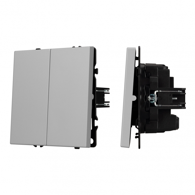 Механизм выключателя двухклавишный перекрёстный SWT-NOBE-MKX2-SFPL-IS (230V, 10A), Arlight, 061794, изображение 1 Механизм выключателя двухклавишный перекрёстный SWT-NOBE-MKX2-SFPL-IS (230V, 10A), Arlight, 061794, изображение 1