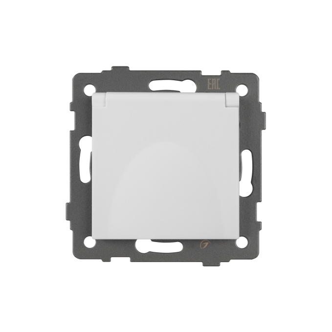 Механизм розетки влагозащищённый SCT-MCP-PL-WH-V (250V, 16A), Arlight, 049833, изображение 3