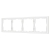 Рамка пластиковая FRM-NOBE-SFPL-4-WH, Arlight, 054223