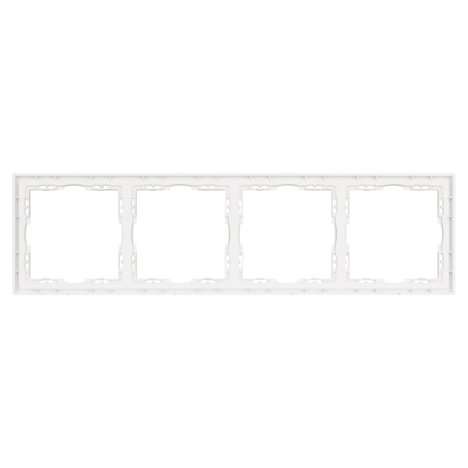 Рамка пластиковая FRM-NOBE-SFPL-4-WH, Arlight, 054223, изображение 2 Рамка пластиковая FRM-NOBE-SFPL-4-WH, Arlight, 054223, изображение 2