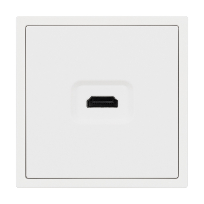 Механизм HDMI розетки SCT-NOBE-MHD1-SFPL-WH, Arlight, 061846, изображение 3 Механизм HDMI розетки SCT-NOBE-MHD1-SFPL-WH, Arlight, 061846, изображение 3