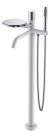 Смеситель напольный Boheme Stick 129-WCR белый