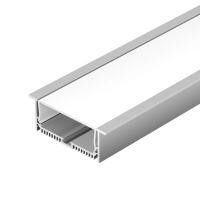 Профиль с экраном SL-LINIA88-F-2500 ANOD+OPAL, Arlight, 020471 Профиль с экраном SL-LINIA88-F-2500 ANOD+OPAL, Arlight, 020471