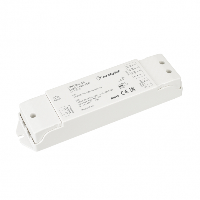 Контроллер SMART-K24-RGB (230V, 3x1A, 2.4G), Arlight, 028293, изображение 1