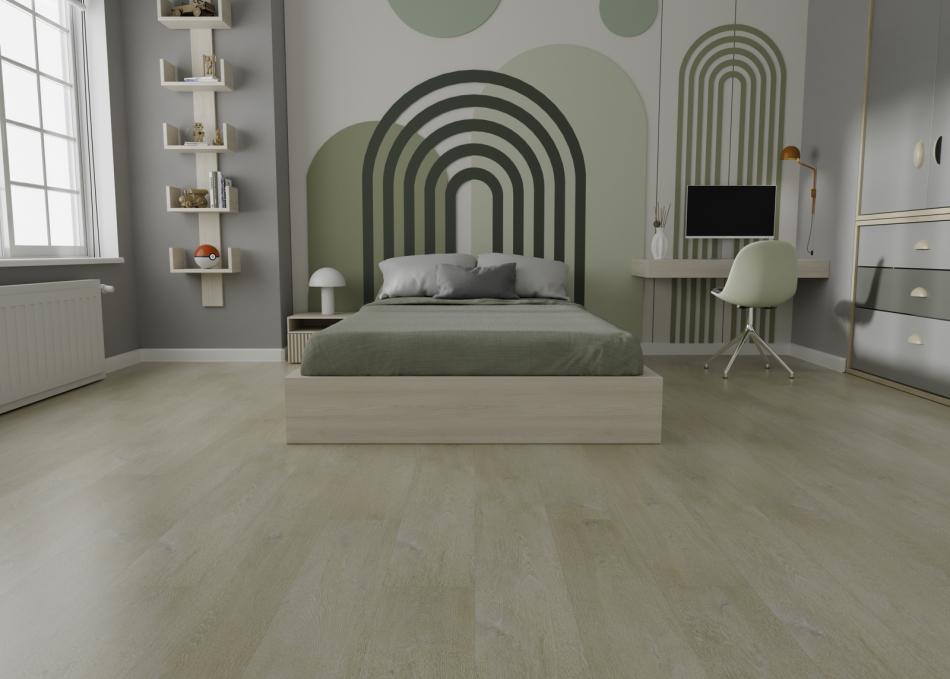 Ламинат SPC IDEAL Flooring Prime Wood Sand 01008, размер 180x1170×4,6 мм