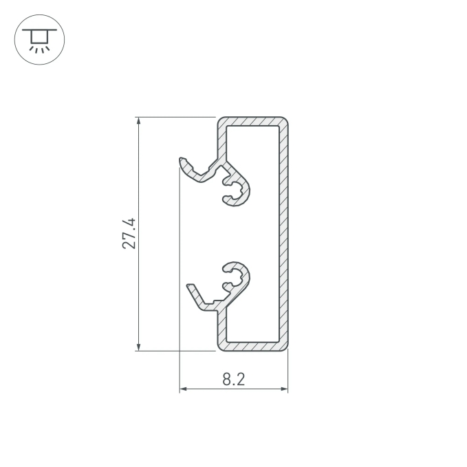 Основание ALU-BASE-2000 Small, Arlight, 015467, изображение 2 Основание ALU-BASE-2000 Small, Arlight, 015467, изображение 2