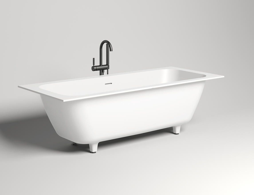 Ванна из искусственного камня Salini Orlanda Axis Kit 190x80 103321M белая матовая встраиваемая Ванна из искусственного камня Salini Orlanda Axis Kit 190x80 103321M белая матовая встраиваемая