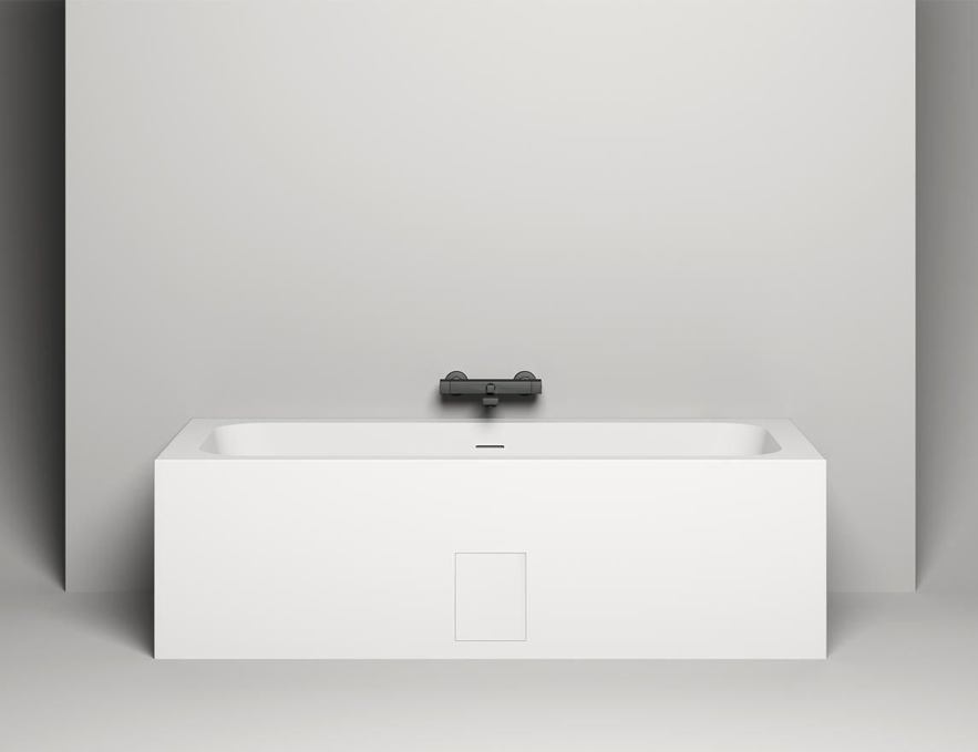 Ванна из искусственного камня Salini Orlanda Axis Kit 190x80 103321M белая матовая встраиваемая Ванна из искусственного камня Salini Orlanda Axis Kit 190x80 103321M белая матовая встраиваемая