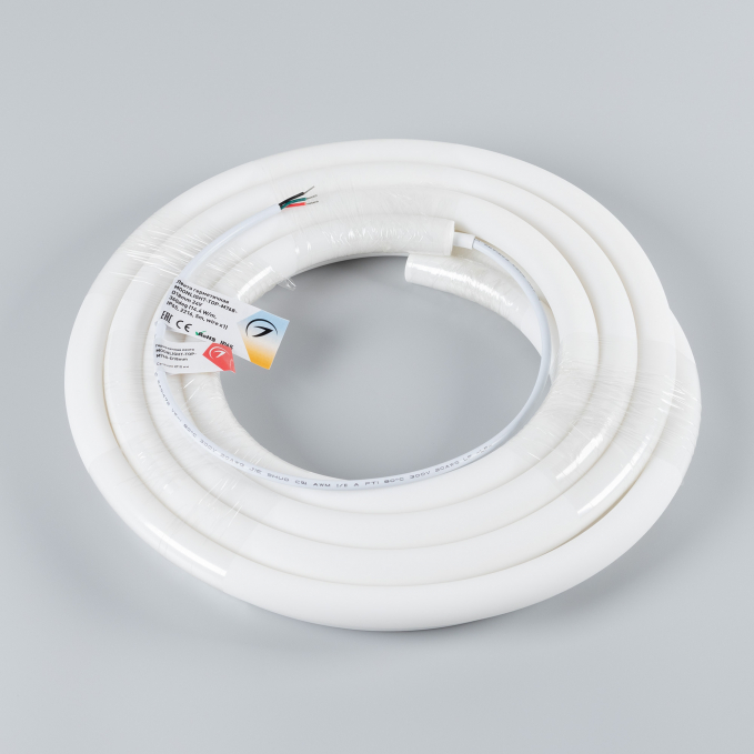 Светодиодная лента герметичная MOONLIGHT-TOP-M768-D18mm 24V White-MIX 360deg (14.4 W/m, IP65, 2216, 5m, wire x1), Arlight, 037566, изображение 7
