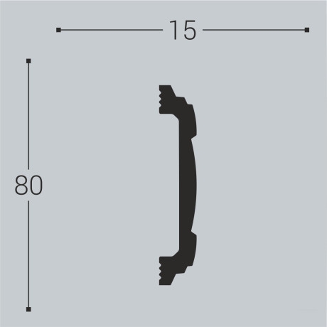 Наличник Bello Deco Н8 80-15 Наличник Bello Deco Н8 80-15