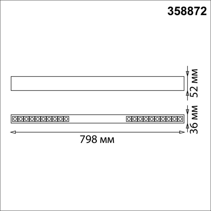 Светильник накладной/подвесной светодиодный (длина подвесов 1,2м) IP20 LED 4000K 30W 220V ITER OVER NT22 402 NOVOTECH 358872, схема товара Светильник накладной/подвесной светодиодный (длина подвесов 1,2м) IP20 LED 4000K 30W 220V ITER OVER NT22 402 NOVOTECH 358872, схема товара