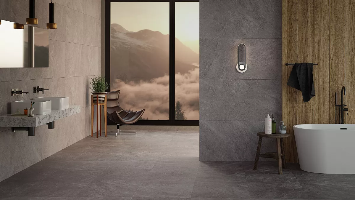 Керамогранит Prime Ceramics Rock Light Grey 60x60 Керамогранит Prime Ceramics Rock Light Grey 60x60