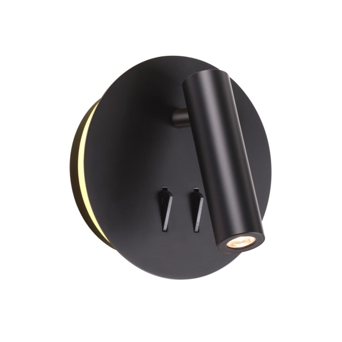 Настенный светильник с лампой для чтения с выкл LED 9W 3000K 220V BEAM HIGHTECH ODL20 471 ODEON LIGHT 3911/9WL, фото на белом фоне Настенный светильник с лампой для чтения с выкл LED 9W 3000K 220V BEAM HIGHTECH ODL20 471 ODEON LIGHT 3911/9WL, фото на белом фоне