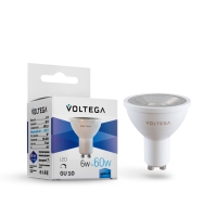Светодиодная лампа MR16 6Вт 4000K GU10 38° диммируемая Voltega, 7109 Светодиодная лампа MR16 6Вт 4000K GU10 38° диммируемая Voltega, 7109