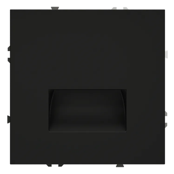Подсветка светодиодная встраиваемая VOLTUM S70, (черный матовый), Voltum, VLS070608
