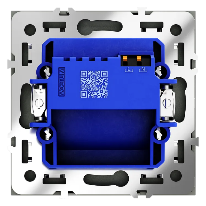 Подсветка светодиодная встраиваемая VOLTUM S70, (черный матовый), Voltum, VLS070608