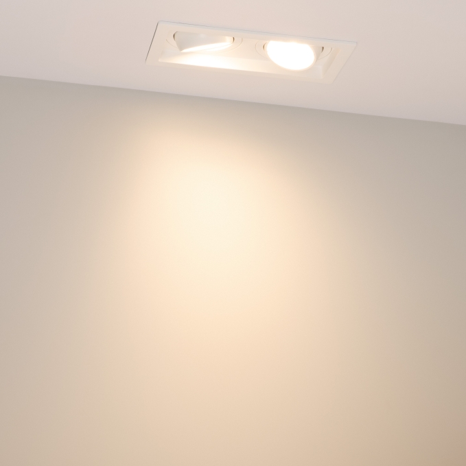 Светильник MS-VORTEX-BUILT-S170x90-2x12W Warm3000 (WH-WH, 40 deg, 230V), Arlight, 057761, изображение 3 Светильник MS-VORTEX-BUILT-S170x90-2x12W Warm3000 (WH-WH, 40 deg, 230V), Arlight, 057761, изображение 3