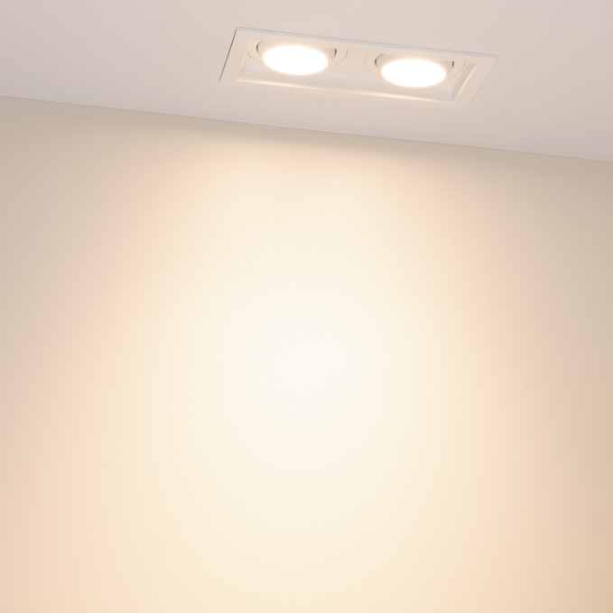 Светильник MS-VORTEX-BUILT-S170x90-2x12W Warm3000 (WH-WH, 40 deg, 230V), Arlight, 057761, изображение 6 Светильник MS-VORTEX-BUILT-S170x90-2x12W Warm3000 (WH-WH, 40 deg, 230V), Arlight, 057761, изображение 6