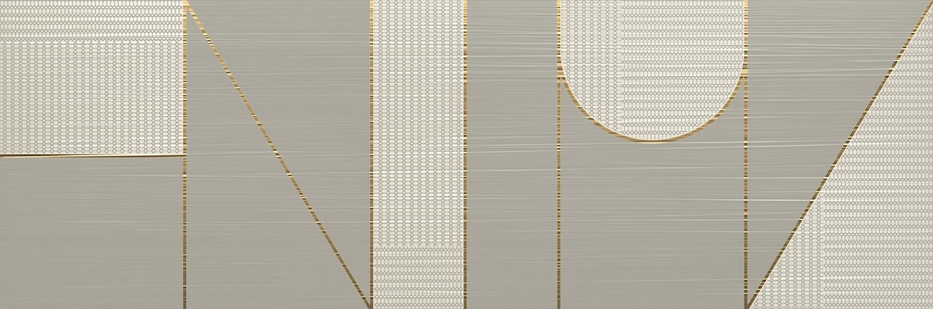 Декор Italon Element Silk Titanio Inserto Biscuit 25x75, 600080000404