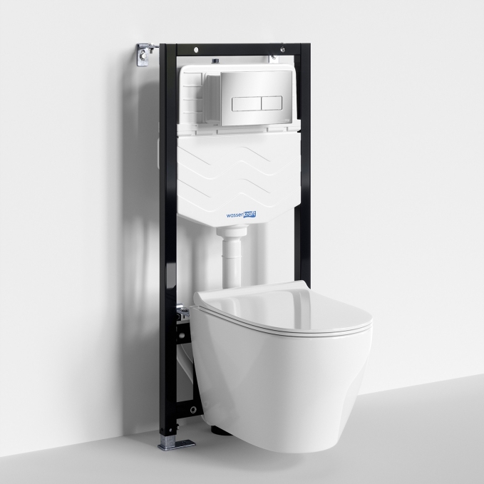 Система инсталляции с унитазом WasserKRAFT Aller 10TLT.010.ME.CH03.H002