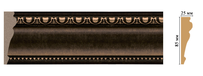 Молдинг Decomaster 152-56, 85x25x2400 мм