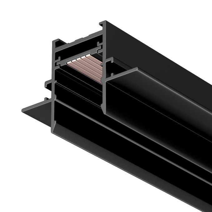 Трек встраиваемый MAG-TRACK-2538-FDW-1000 (BK, 5LN), Arlight, 046284, изображение 2 Трек встраиваемый MAG-TRACK-2538-FDW-1000 (BK, 5LN), Arlight, 046284, изображение 2
